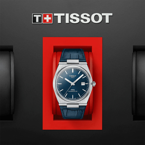 TISSOT 티쏘 PRX 파워매틱80 가죽모델 T137.407.16.041.00 [전국백화점A/S가능]