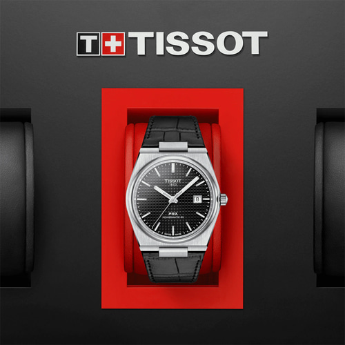 TISSOT 티쏘 PRX 파워매틱 가죽모델 T137.407.16.051.00 [전국백화점A/S가능]